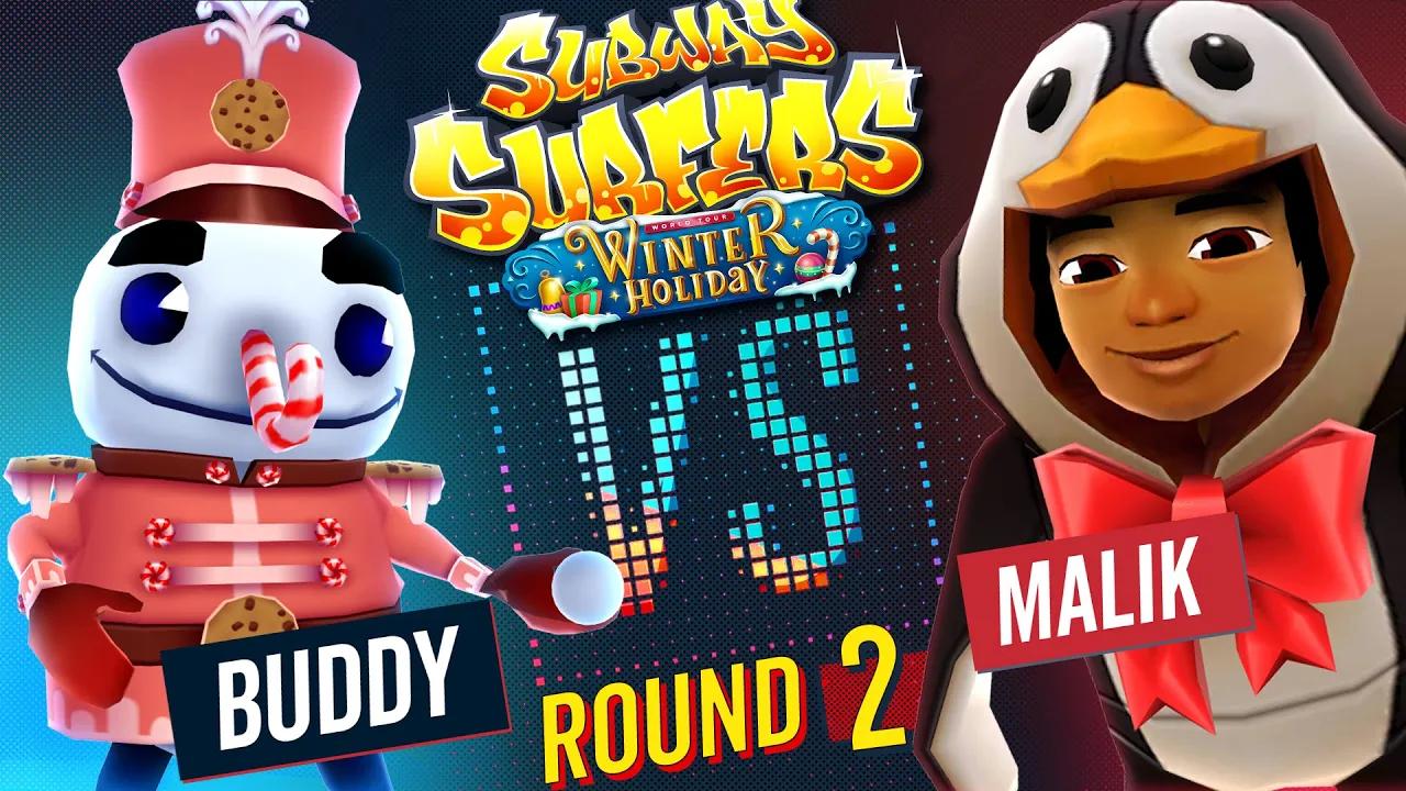 Subway Surfers Versus | Malik VS Buddy | Winter Holiday - Round 2 | SYBO TV thumbnail