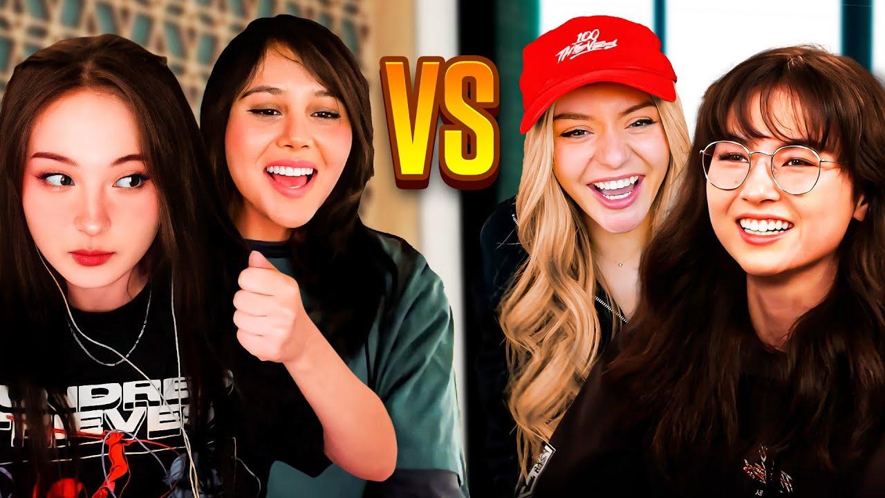 Team TinaKitten vs Team Kyedae - $100,000 Game Challenge thumbnail