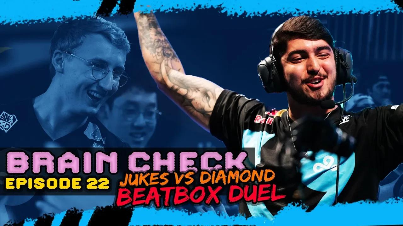 Jukes vs Diamond Beatbox Duel! | BRAIN CHECK EP.22 thumbnail