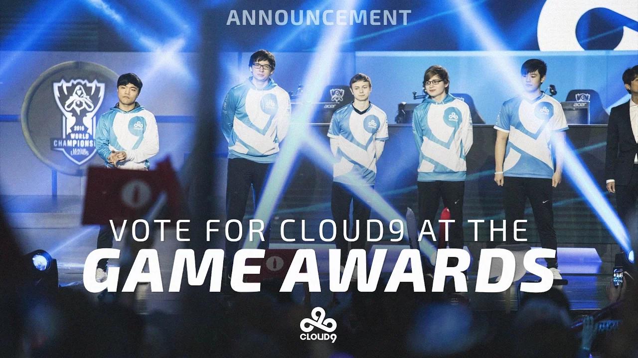 Vote for Cloud9 at The Game Awards! (Fan Appreciation Giveaway) thumbnail