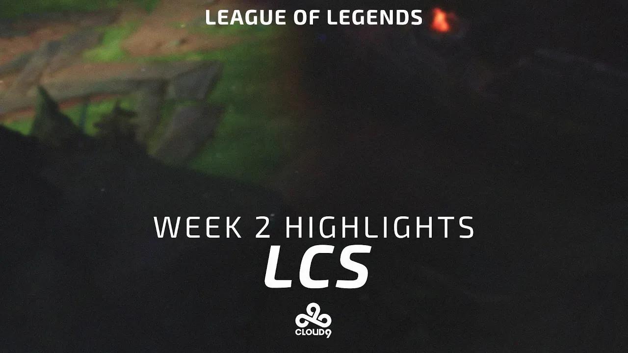 Cloud 9 LoL - Week 2 LCS Highlights thumbnail