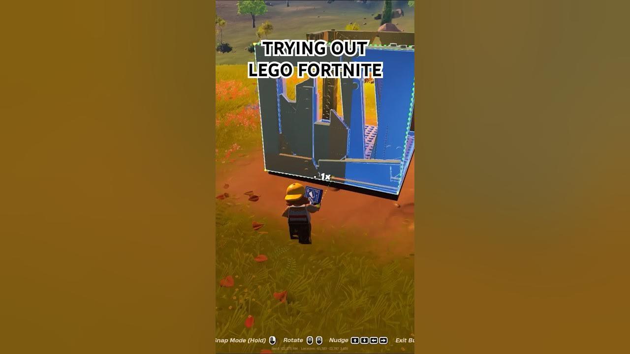 LEGO Fortnite is AWESOME #fortnite #gaming #lego thumbnail