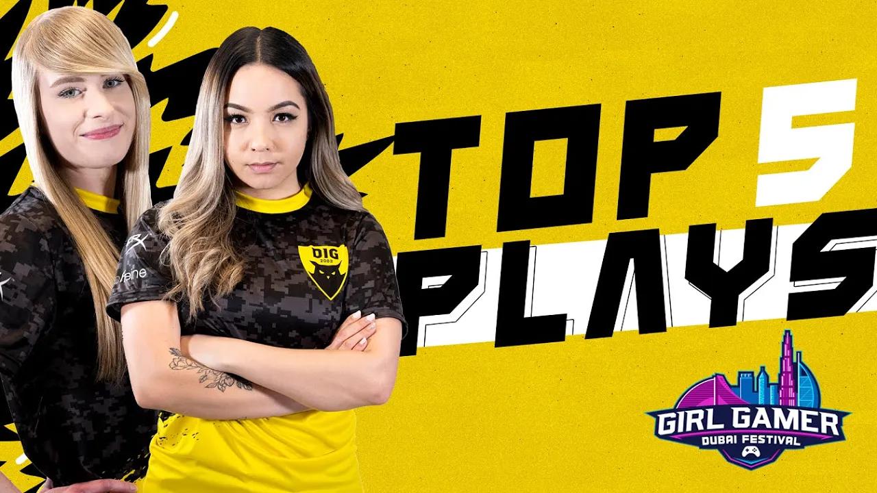 DIG Fe Top 5 Plays | Girl Gamer Festival Dubai Finals thumbnail