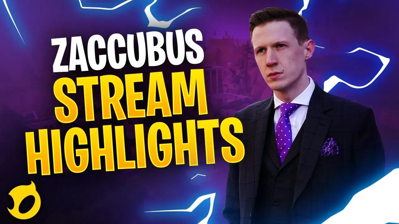 Fortnite - Zaccubus Highlights | Stream highlights from Fortnite Top 20 highest wins streamer thumbnail