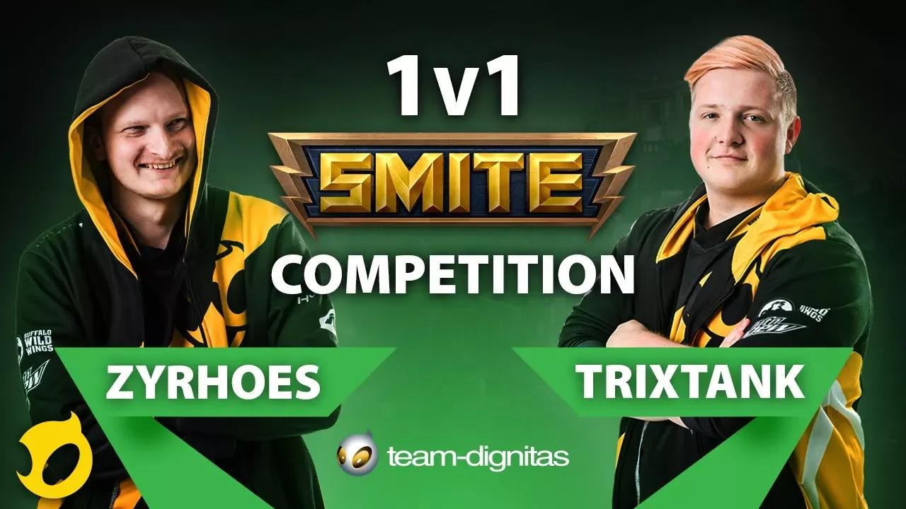 1v1 Me Bro: SMITE Duel - Trixtank vs Zyrhoes | Team Dignitas thumbnail