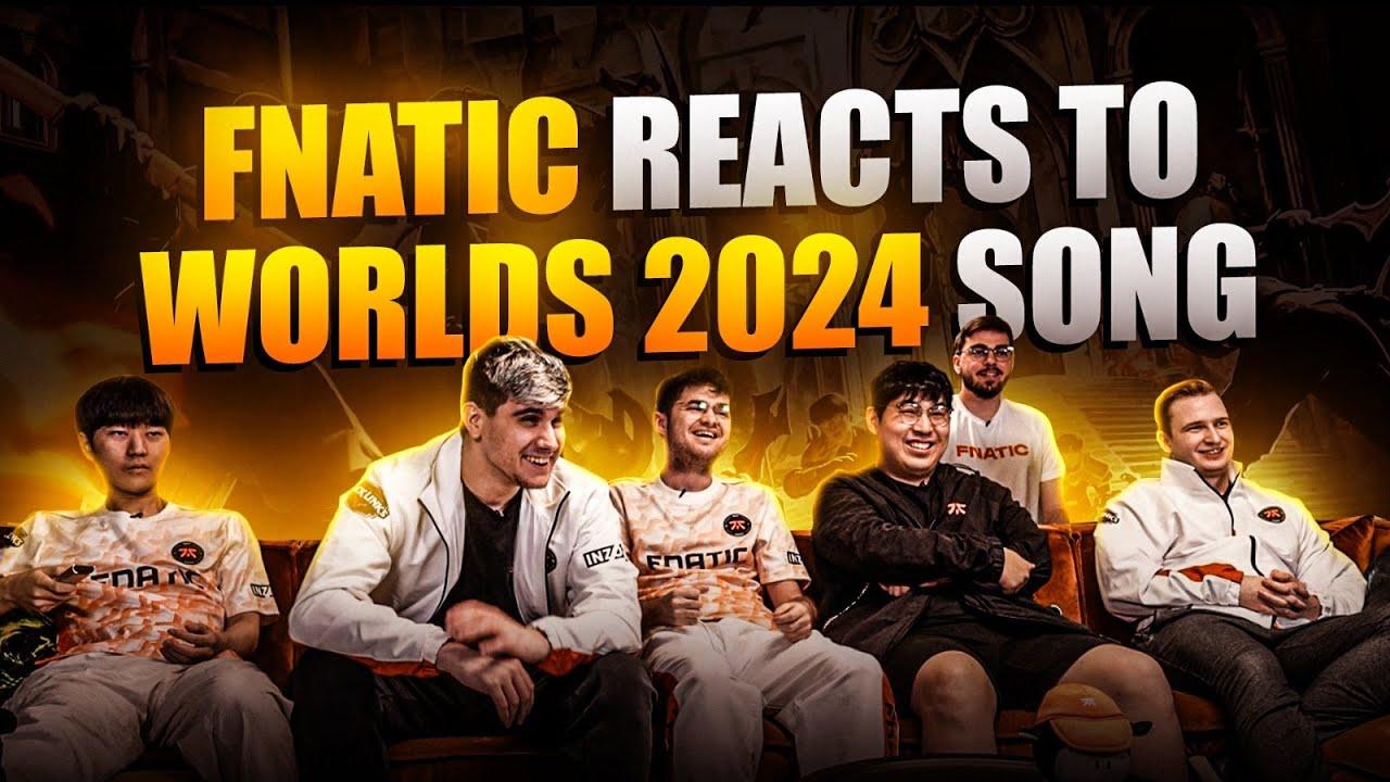 FNATIC React to "HEAVY IS THE CROWN" | Worlds 2024 Song thumbnail