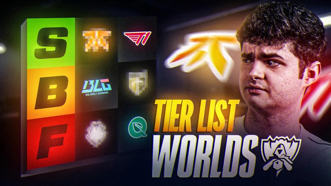 FNATIC PLAYERS RANK 2024 WORLDS TEAMS thumbnail