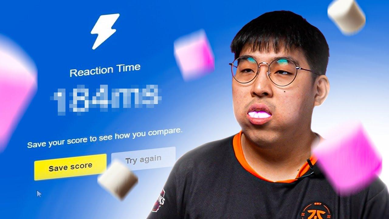 ESPORTS PLAYERS TEST THEIR REACTION TIMES! thumbnail