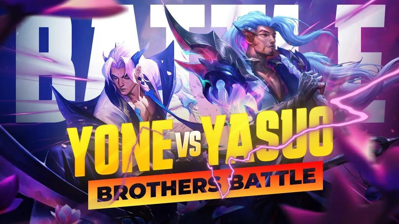 WHO IS STRONGER? YASUO vs YONE | USE Ruby vs Scarface | League of Legends thumbnail