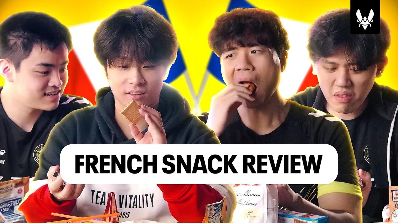 American TFT players try all the French snacks thumbnail