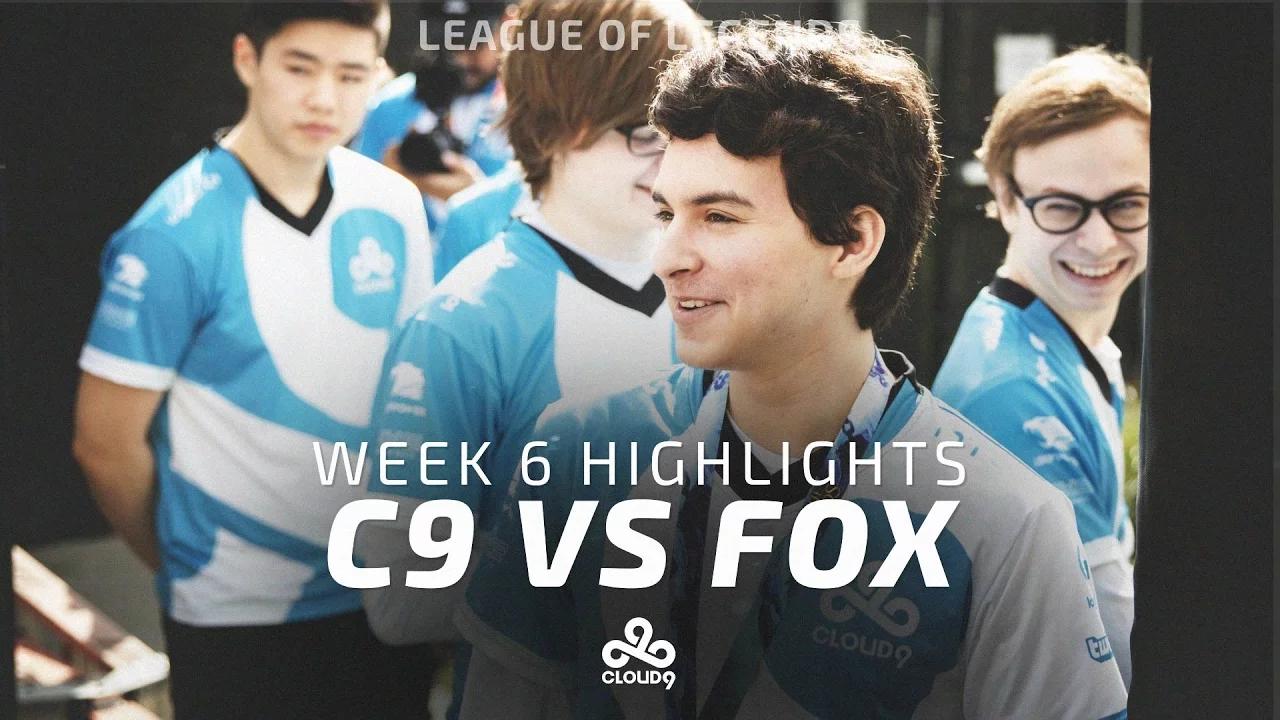 Cloud9 LoL - LCS Week 6 | Cloud9 vs Echo Fox Highlights (2017) thumbnail