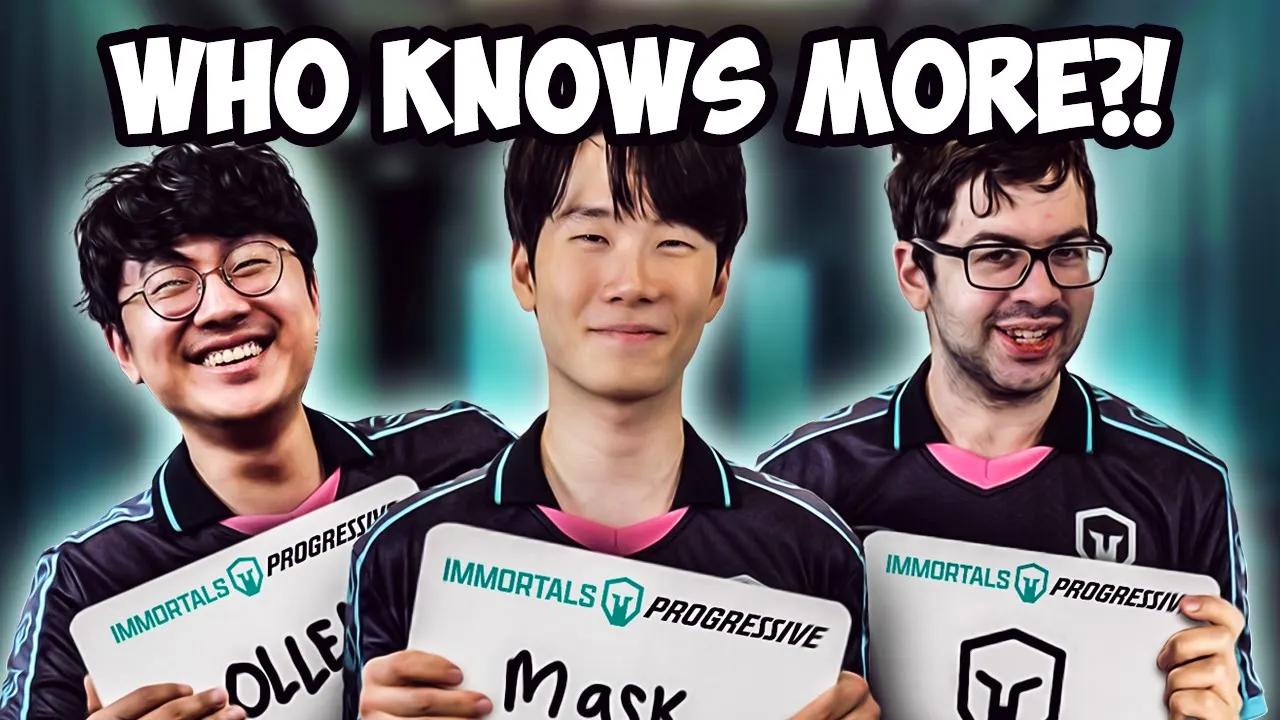 Testing Teammate Knowledge with Immortals Progressive thumbnail