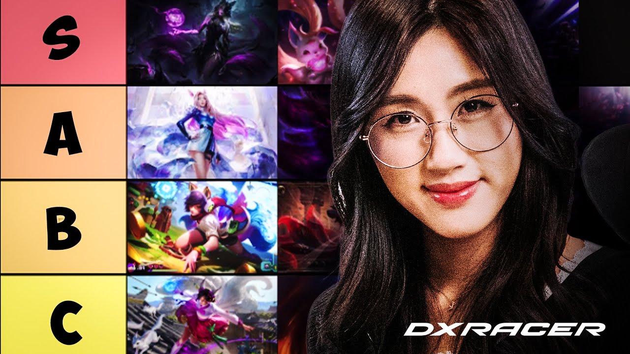 Ahri Skin Tier List | Presented by DXRacer thumbnail