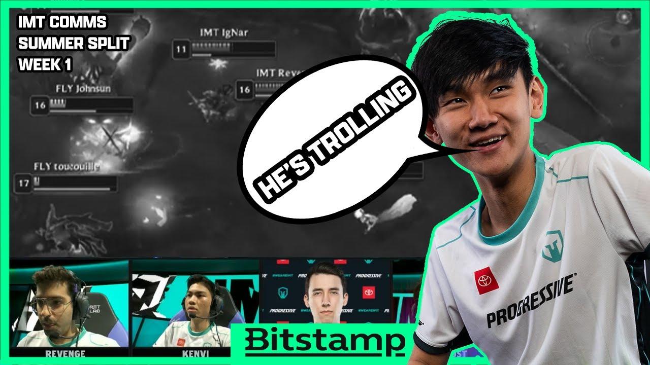 HE'S TROLLING!! | IMT LCS Week 1 Comms presented by Bitstamp thumbnail