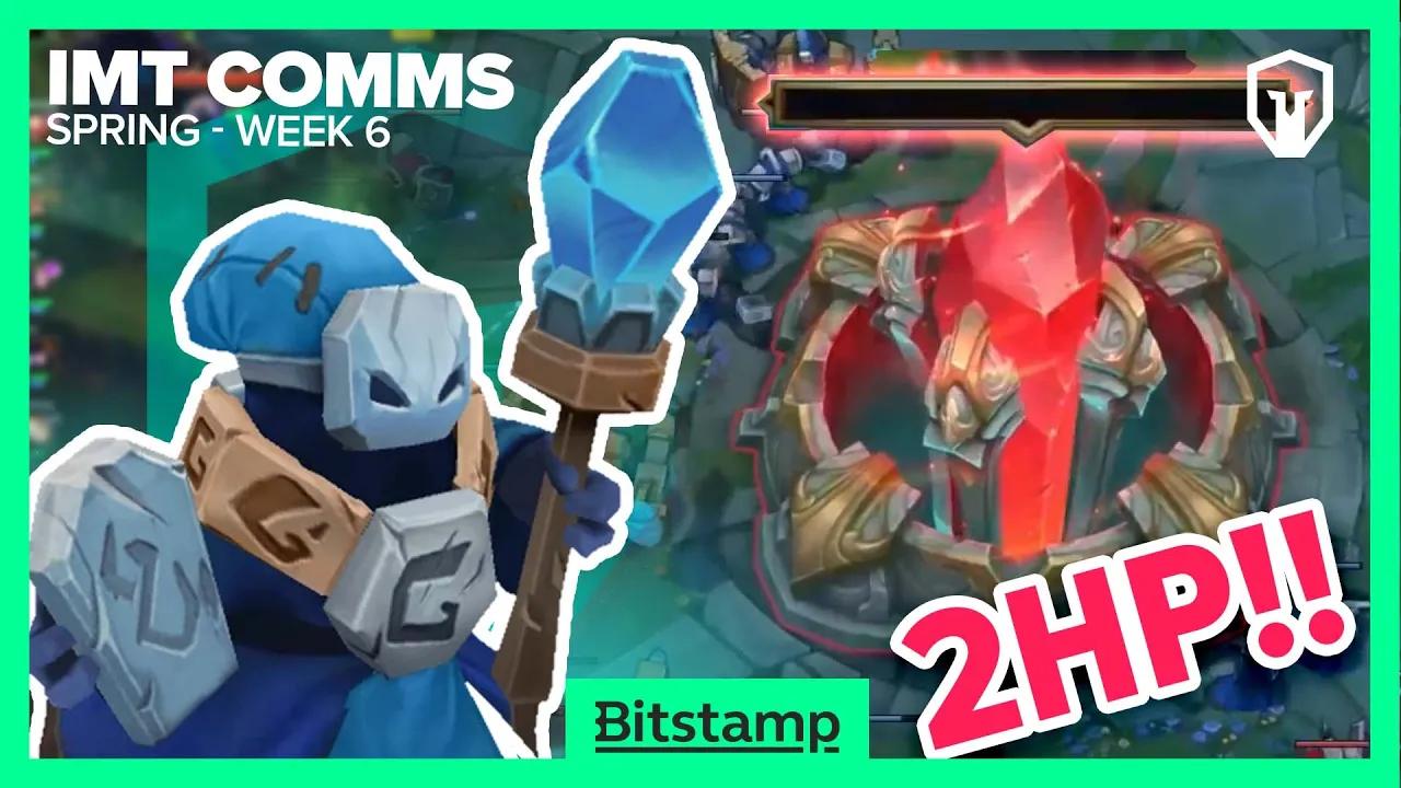 ENEMY MINION MVP? | IMT COMMS Presented by Bitstamp | LCS League of Legends thumbnail