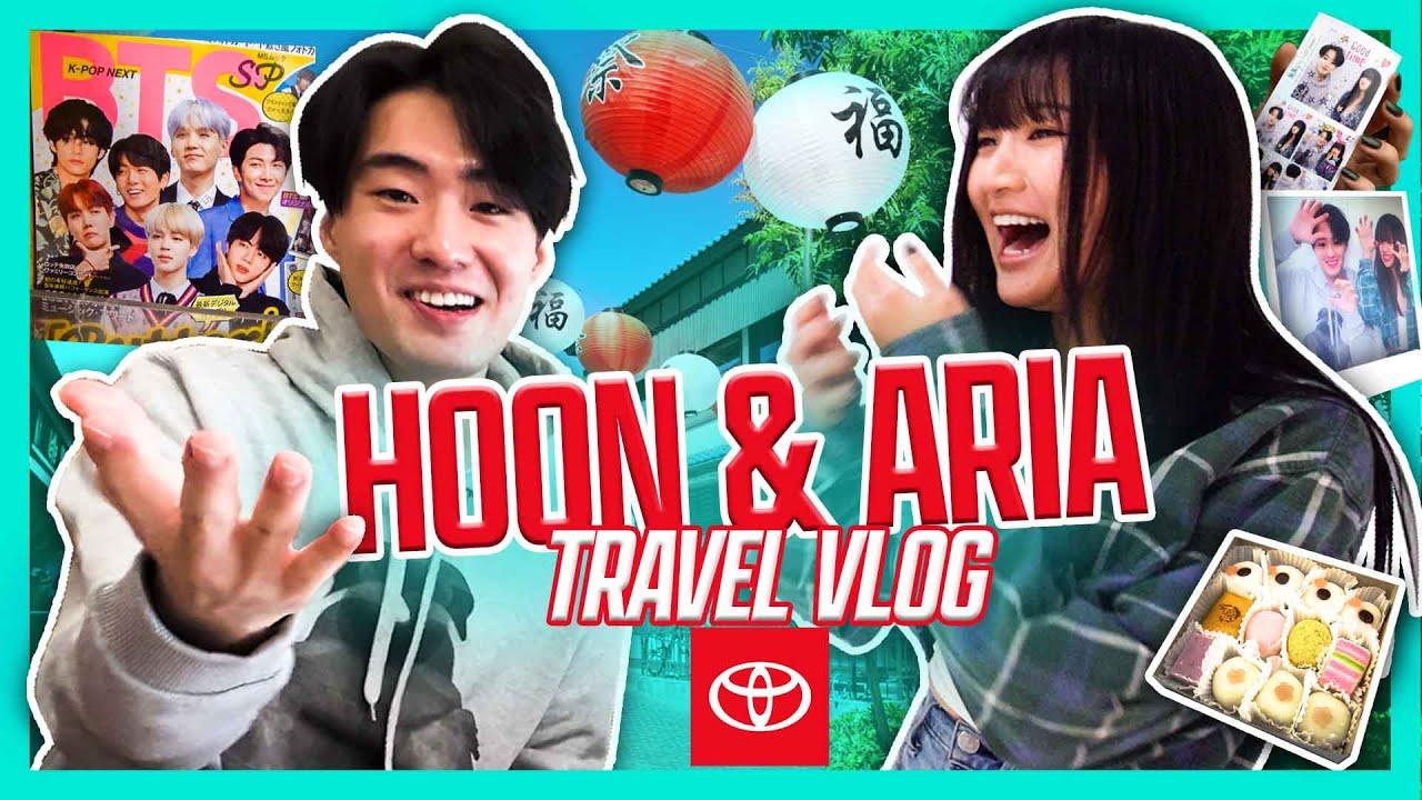 Hoon & AriaSaki Hang Out in LOS ANGELES! | SoCal Toyota Travel Vlog thumbnail