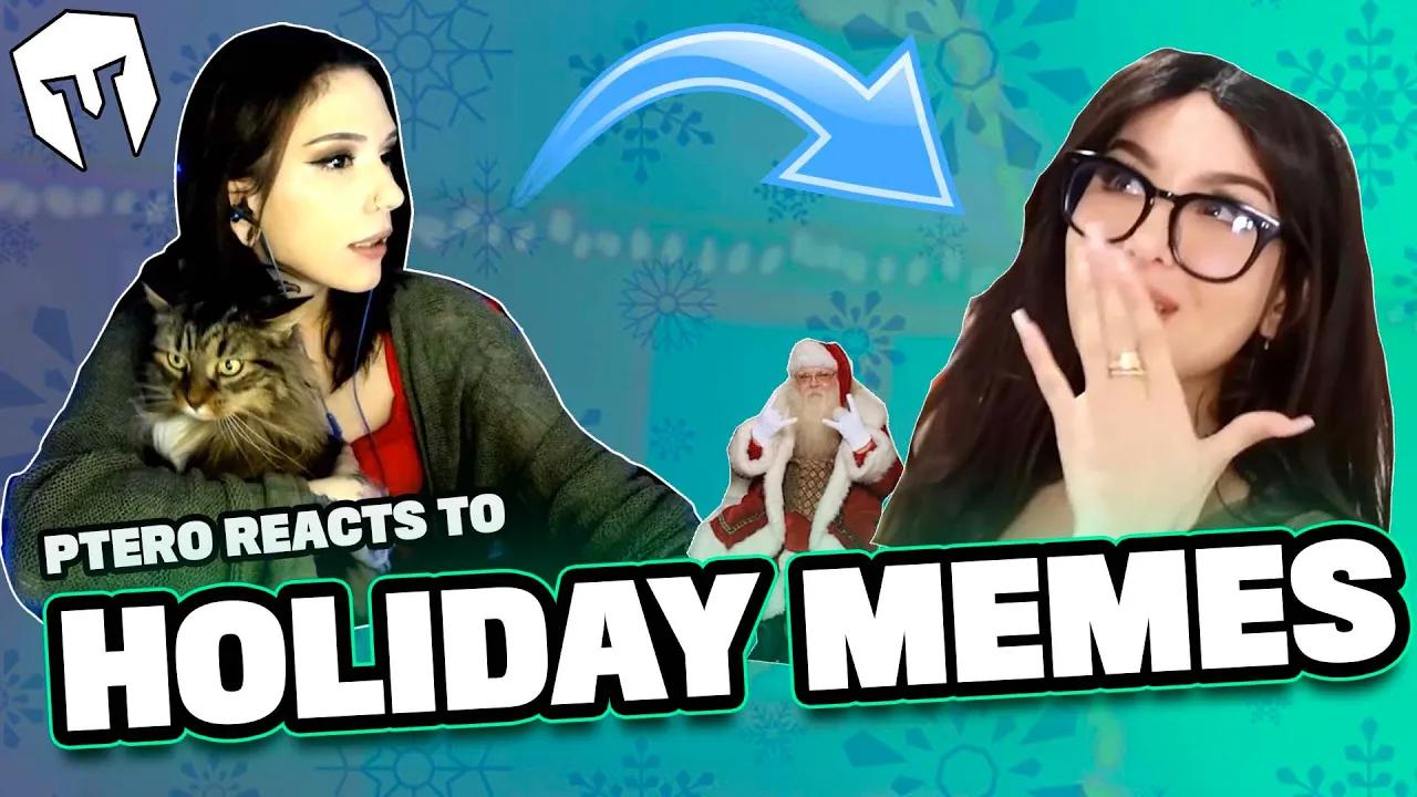 Ptero Reacts to Santa Memes and SSSniperwolf's Mom Says Girls Can't Game (Funny!) thumbnail