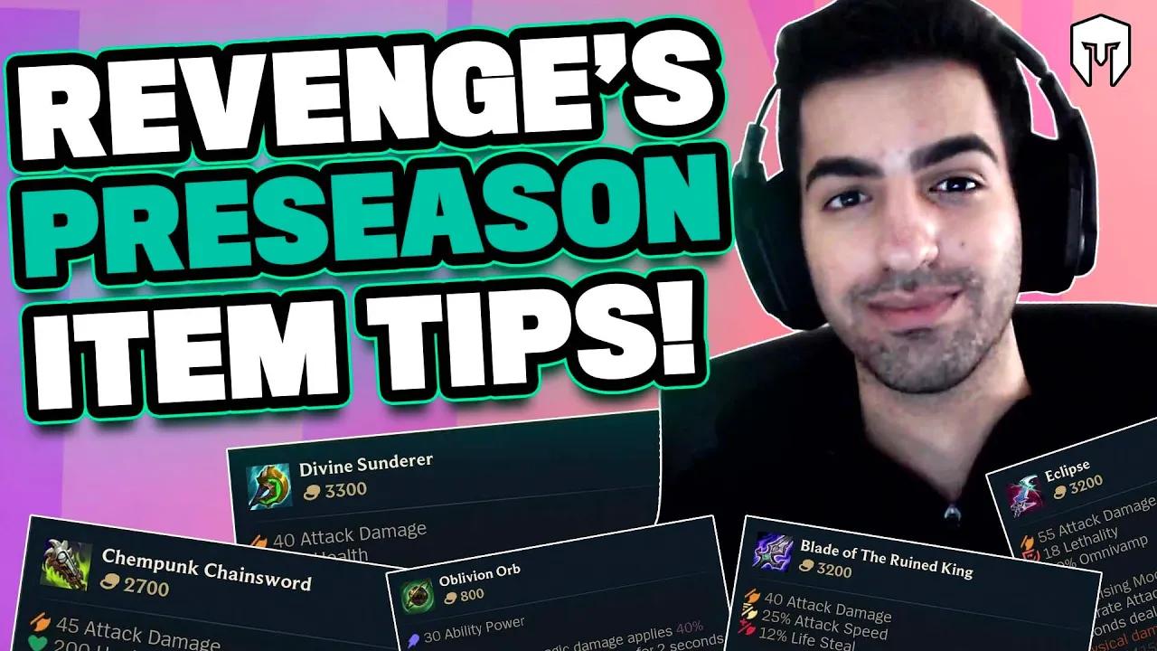 Revenge's Preseason Item Rundown | No.1 Toplaner in NA | Jayce Tips and More! thumbnail