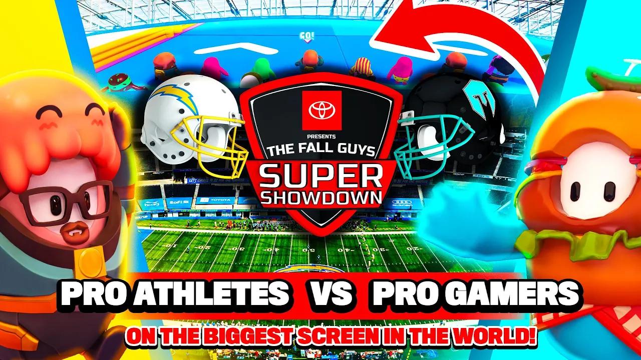 Fall Guys on the BIGGEST SCREEN IN THE WORLD with the Los Angeles Chargers and Immortals LCS thumbnail