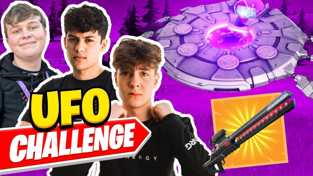 Can Fortnite Pros win with only UFOs and Rail Guns? (NRG Challenge) thumbnail