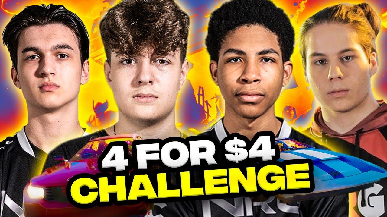 NRG Fortnite House 4 for 4 Racing Challenge | Clix, Edgeyy, Unknown, Zayt thumbnail