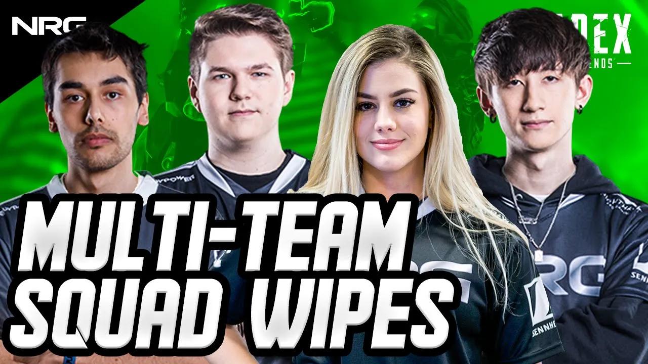 NRG APEX Legends Squad Insane CLUTCHES and Multi-Team Squad Wipes | ACEU, Mohr, Frexs, LuluLuvely thumbnail