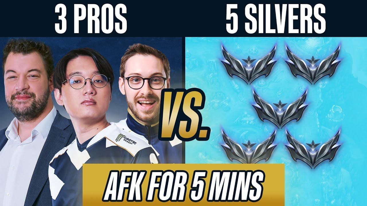 3v5 but Pros Go AFK For 5 Minutes thumbnail