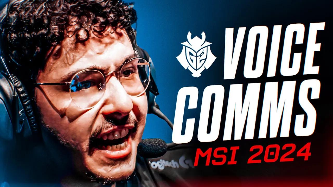 What It Sounds Like To Beat China At MSI 2024 | G2 Esports Voicecomms thumbnail