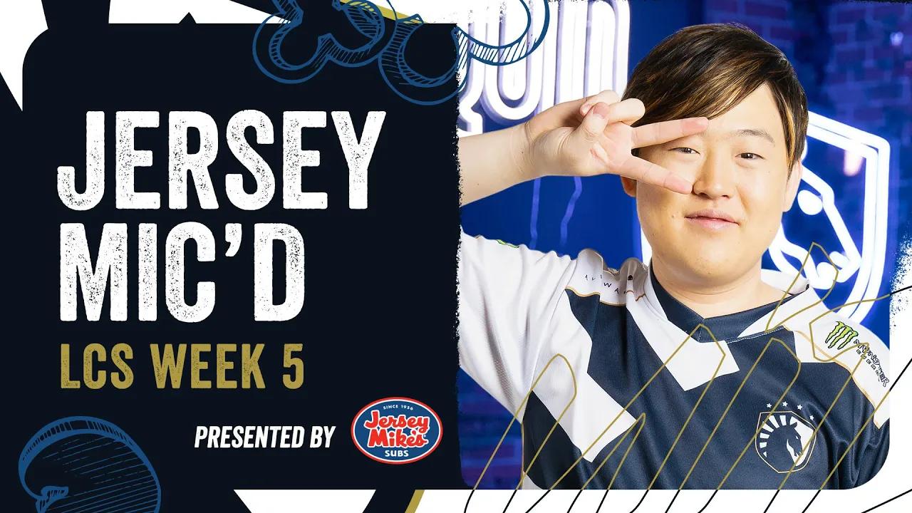 Team Tactical | Week 5 LCS Voice Comms Jersey Mic'd by Jersey Mikes | Team Liquid League of Legends thumbnail