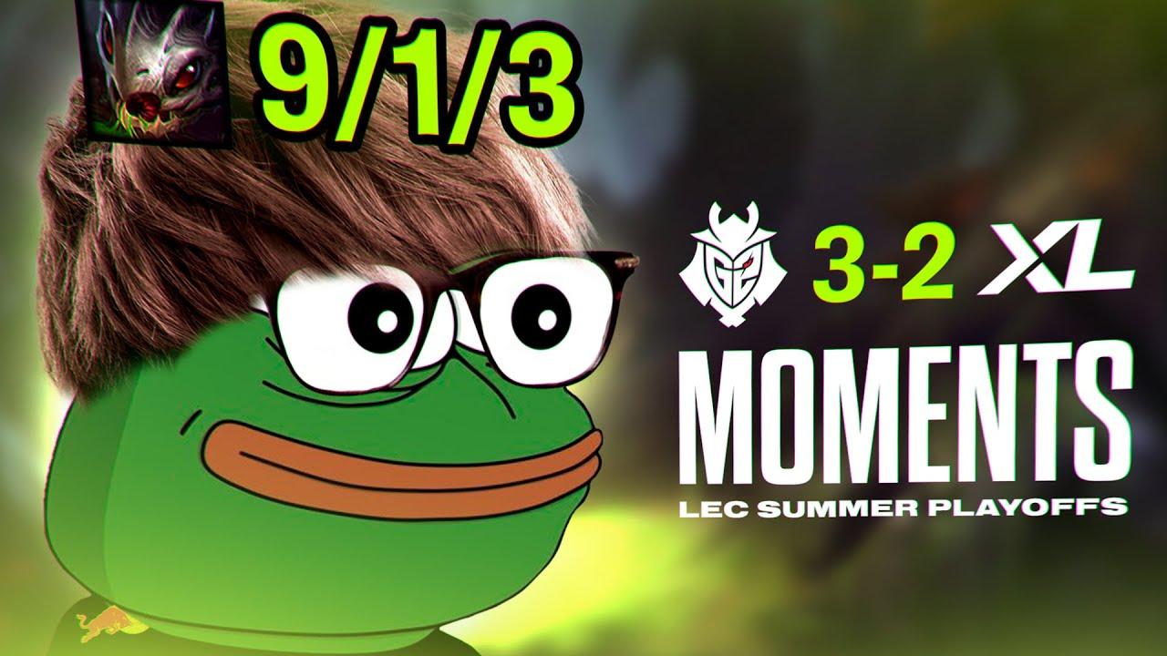 YEP KOG | LEC Summer Playoffs Moments vs XL thumbnail