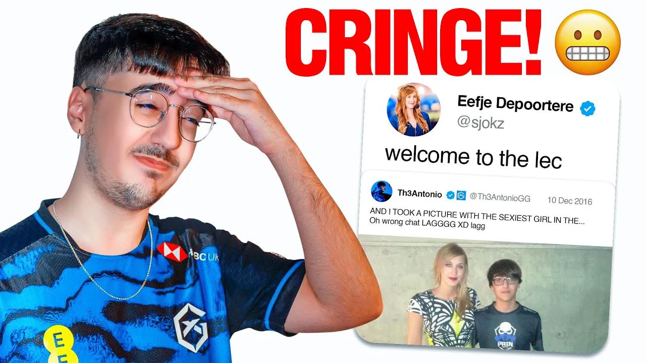 PRO GAMER REACTS TO CRINGE TWEETS thumbnail