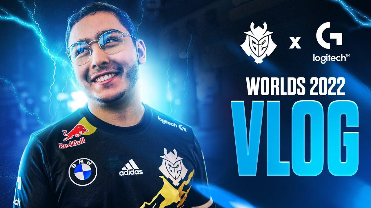 BB FINALLY WINS A GAME?! | G2 Worlds Vlog #2 thumbnail