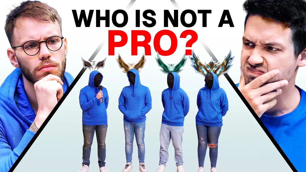 PRO GAMERS GUESS THE LIAR: League of Legends edition thumbnail