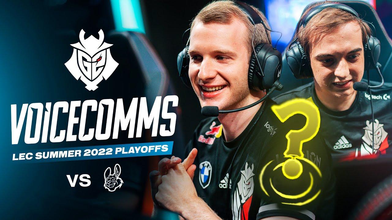 WHO'S THE INTER? | LEC 2022 Summer Playoffs Voicecomms thumbnail