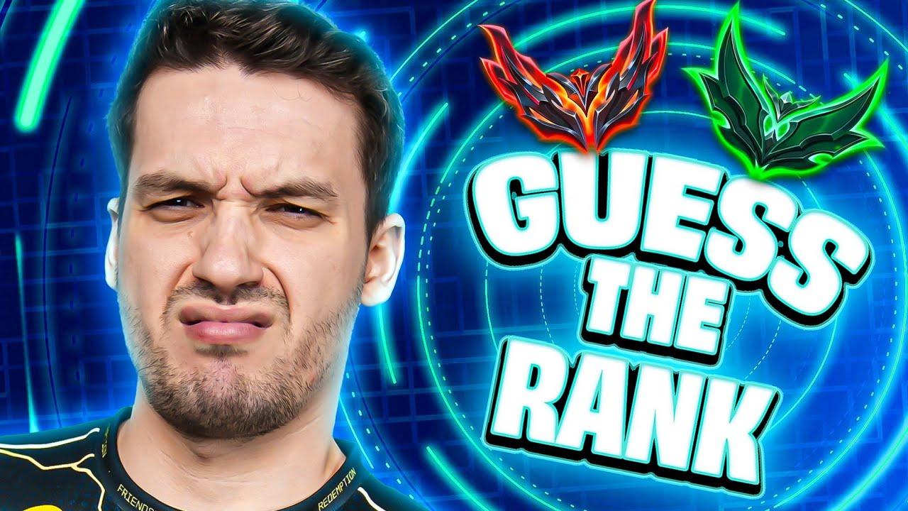 Pro Players Try To Guess MORE League Ranks thumbnail