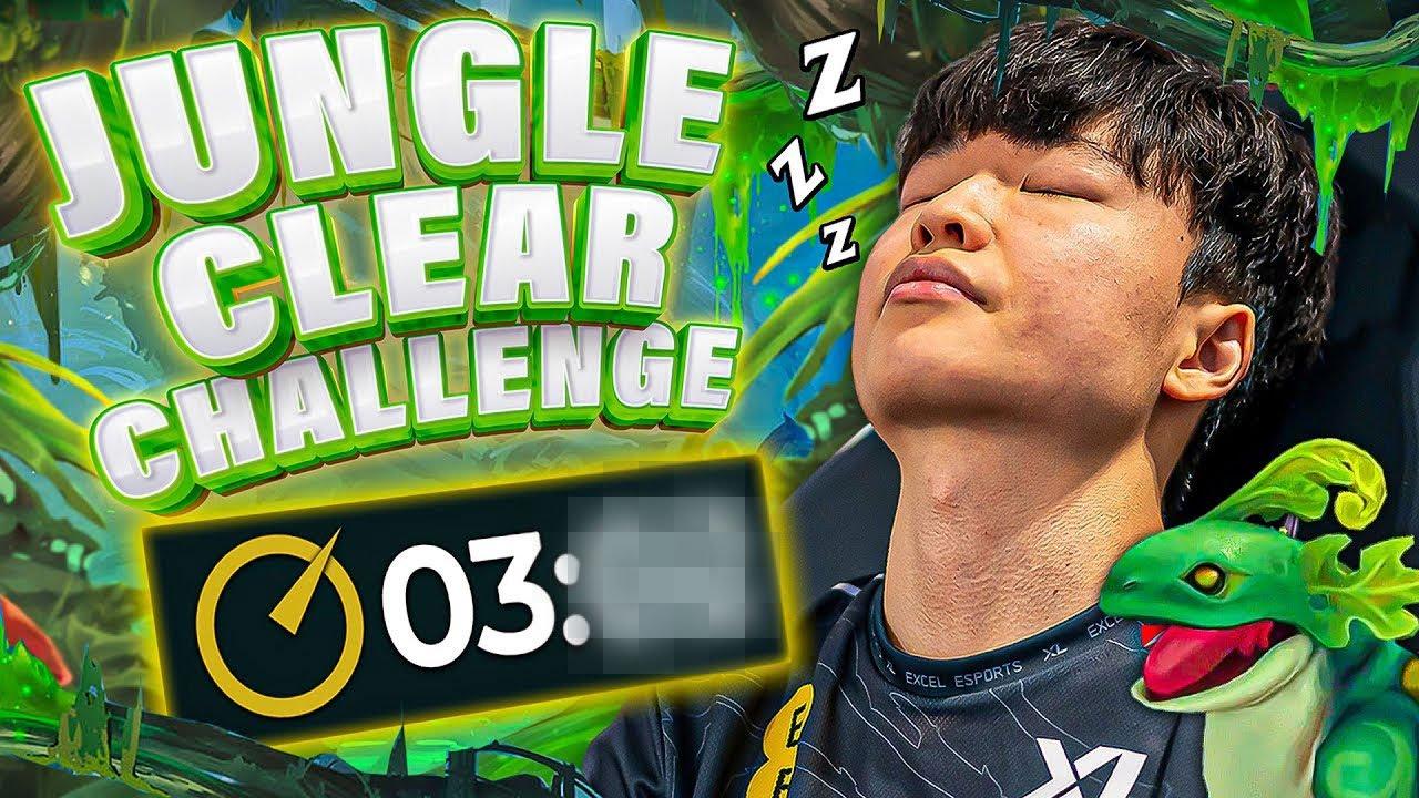 League Jungle Clear Challenge (but its too ez for the jungler) thumbnail