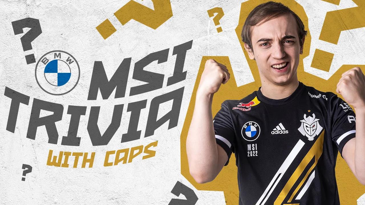 MSI TRIVIA WITH CAPS | Presented by BMW thumbnail