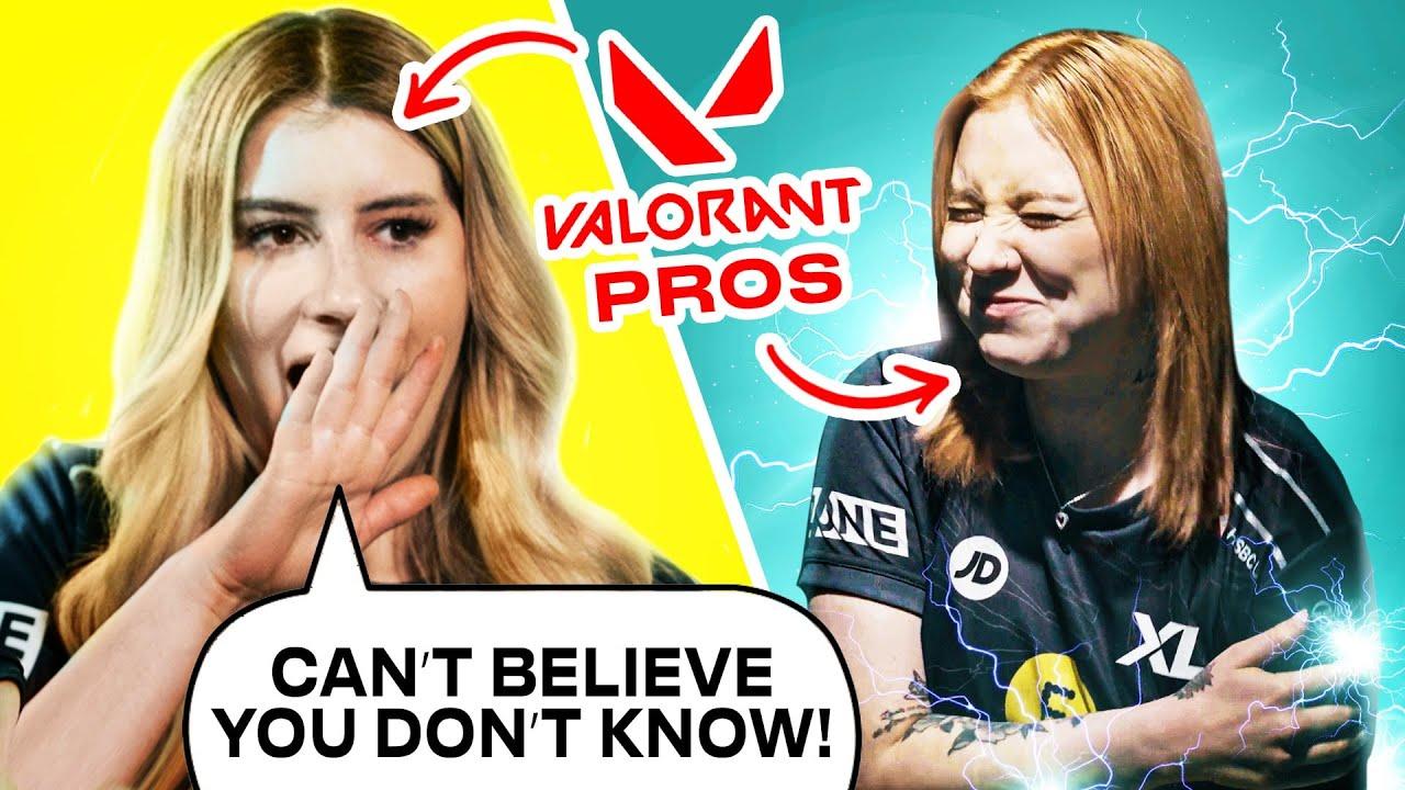 SHOCK TEST: Asking Pros The Hardest Valorant Questions thumbnail