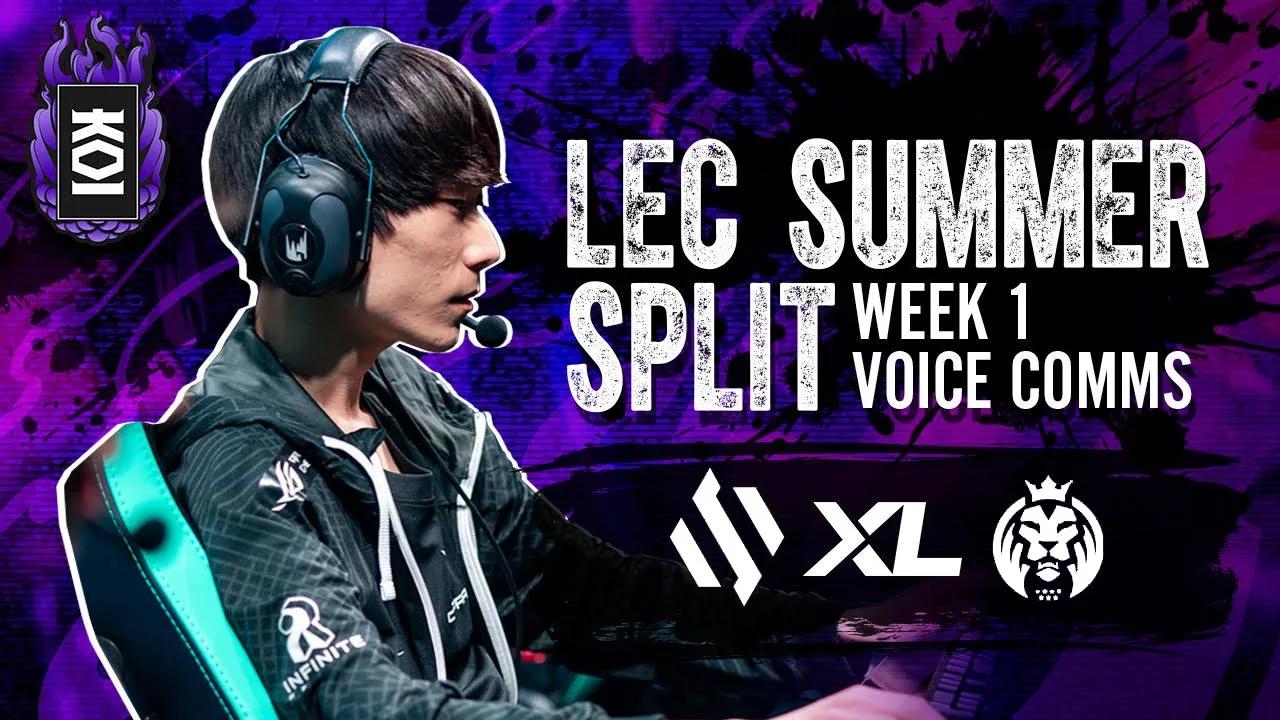 KOI FIGHTING | Voice Comms LEC Summer Split 2023 Week 1 thumbnail