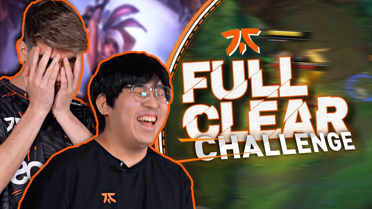 KOREAN RIVEN GIGACHAD! | Fnatic Full Clear Challenge ft. Riven thumbnail