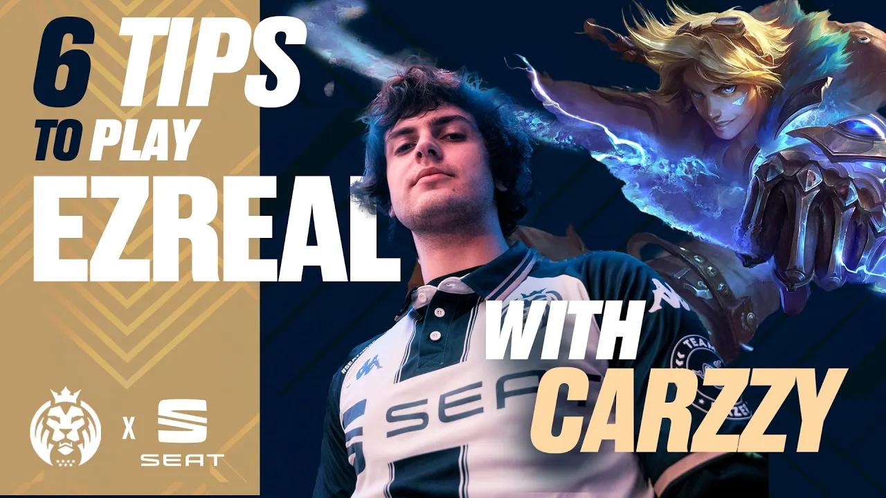 Play Ezreal like a professional | Carzzy's 6 pro tips thumbnail