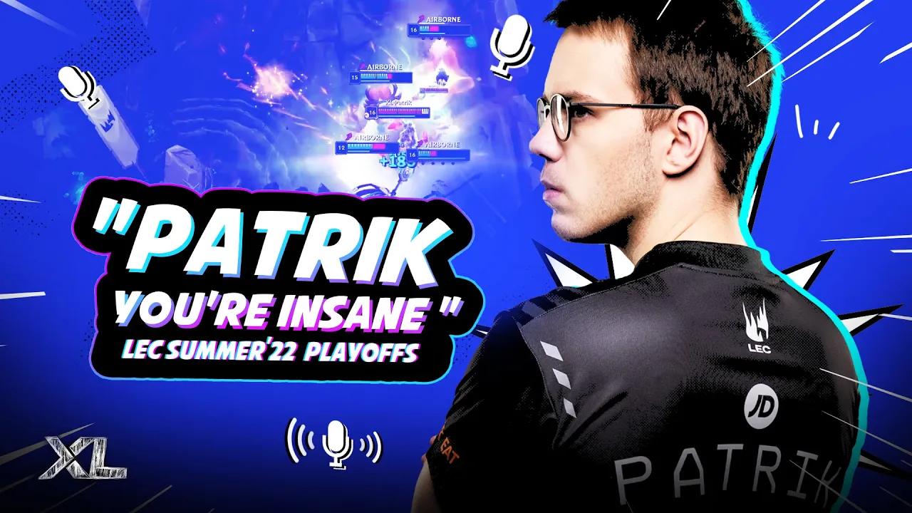 ONLY PEAKING RANK 5?! | LEC Playoffs Voice Comms thumbnail