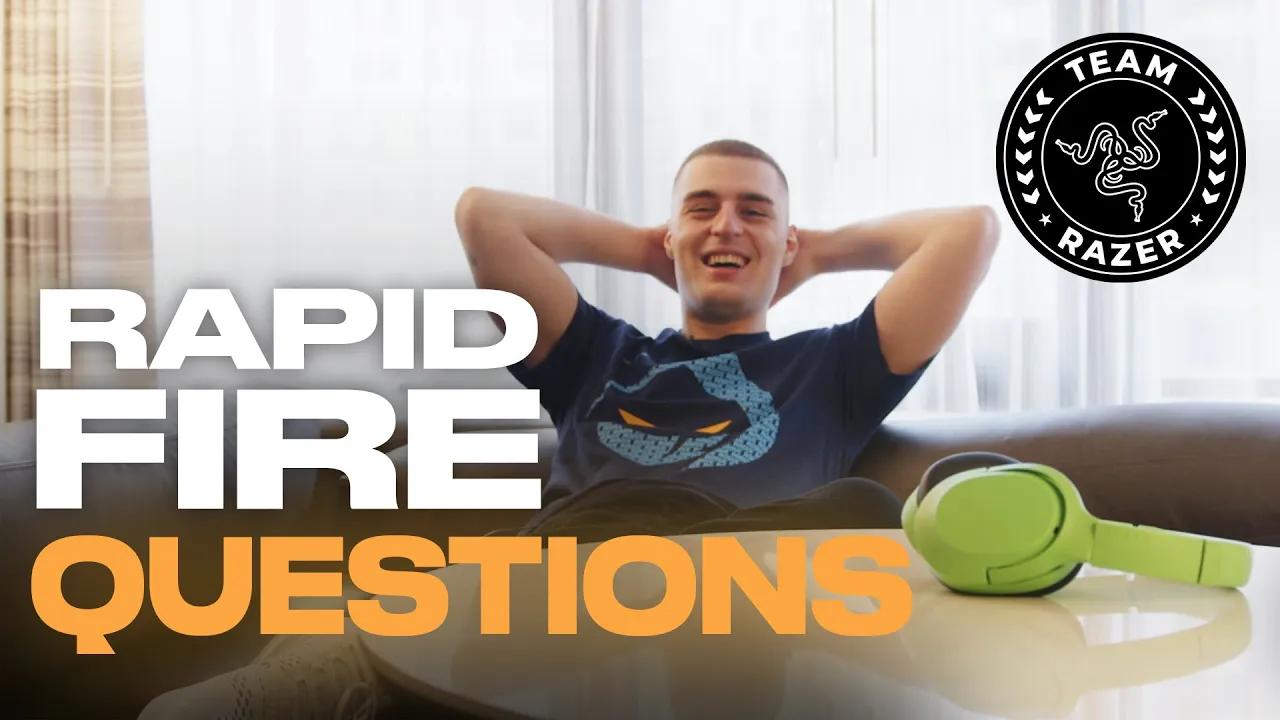 Rapid Fire Questions with Rogue | Presented by Razer thumbnail