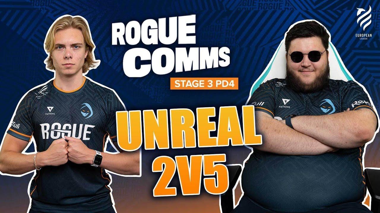 THE UNREAL 2v5 CLUTCH | Rogue R6 Voicecomms EUL Stage 3 PD 4 thumbnail