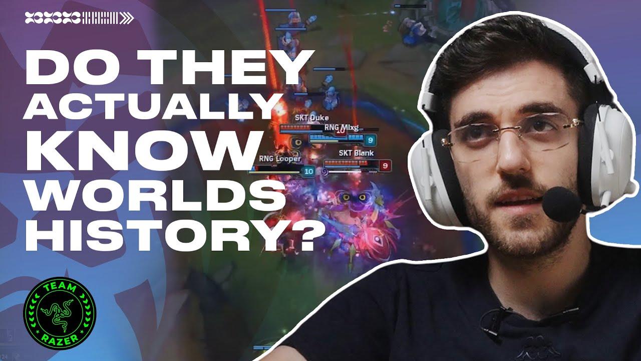 Do they actually know Worlds history 🤔| Guess the game Worlds by Sound! w/@nisqy9099 @elyoya5080 thumbnail