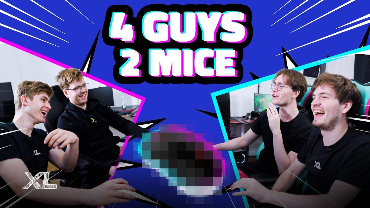 4 GUYS 2 MICE 😳 thumbnail