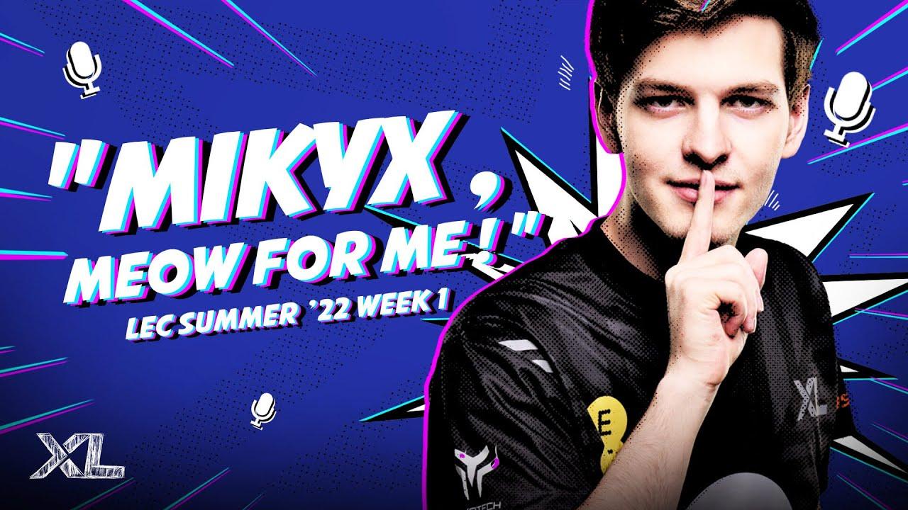 MIKY MEOW FOR ME! 🥵 | EXCEL LEC 2022 Summer Split Week 1 Voice comms | #FIGHT4FIRST thumbnail