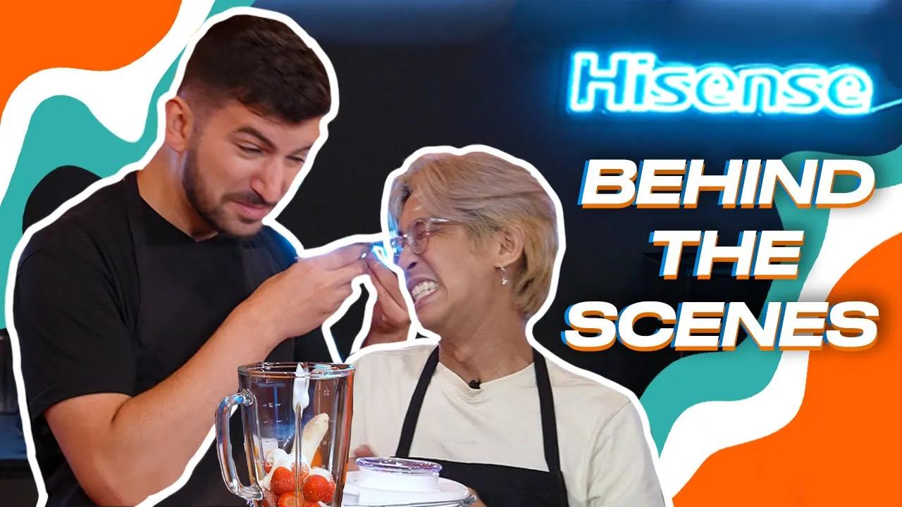 Recipe For DISASTER?! | Hisense Smoothie Challenge Behind-The-Scenes thumbnail