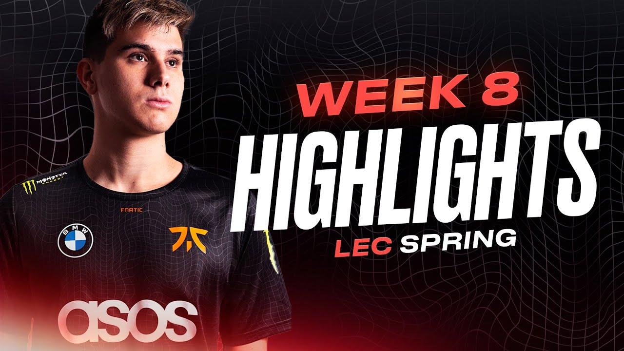 "Really GIGACHAD Gameplay!" | LEC Highlights Spring 2022 Week 8 thumbnail