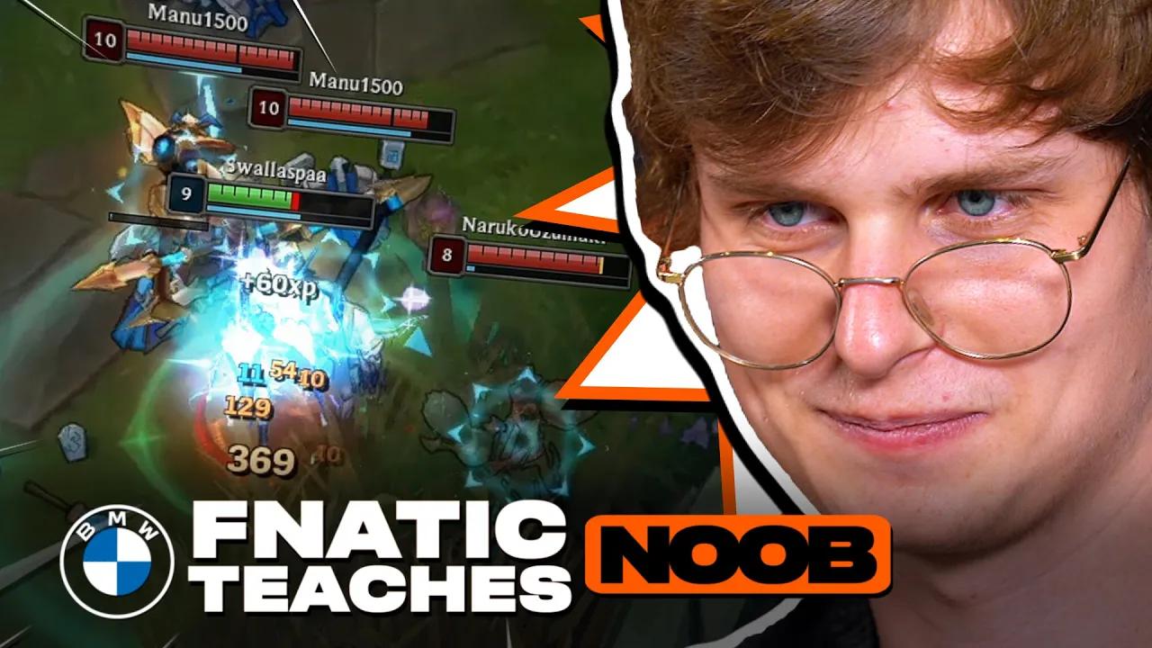 UPSET coaches NOOB Kai'Sa ADC | BMW Fnatic Teaches Noob 2021 thumbnail